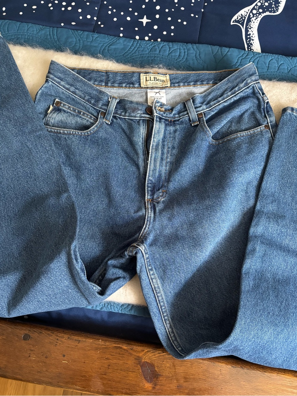 L.L. Bean Women’s Classic Blue Jeans